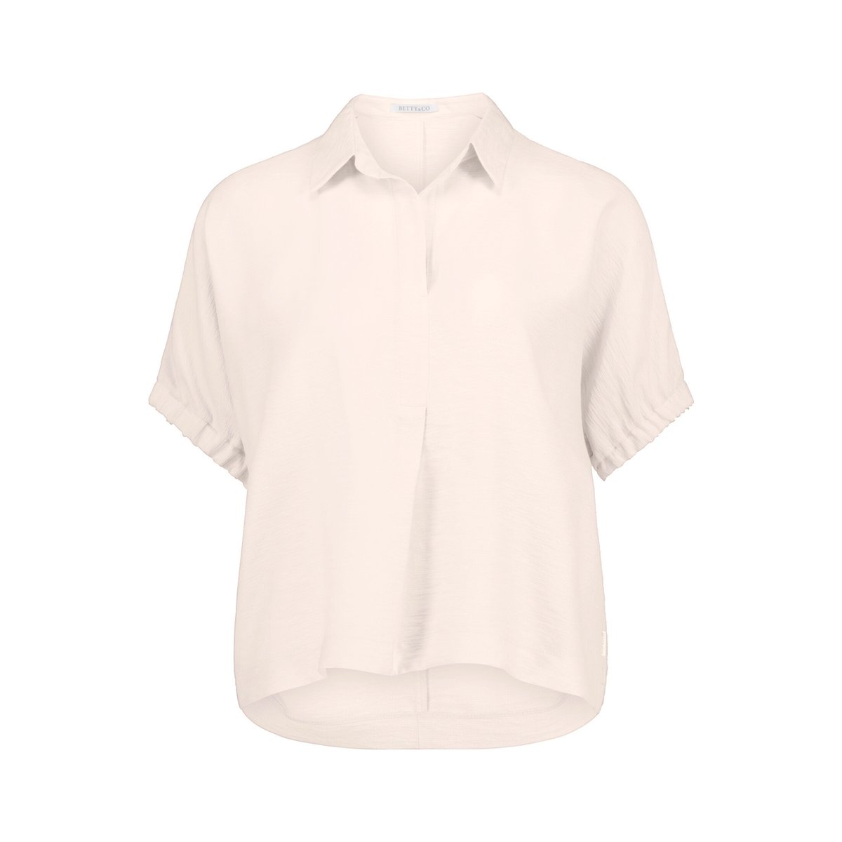 T-shirt façon blouse à col gris, BETTY & CO