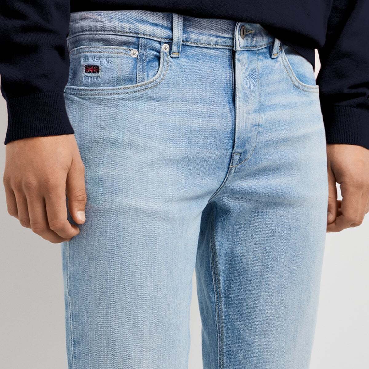 Hatch - Jean Coupe Slim, Taille Normale bleu indigo, PEPE JEANS