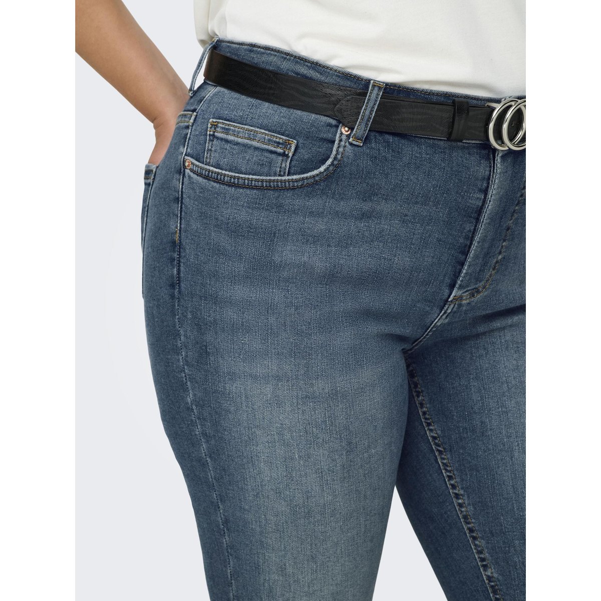 Jean Skinny medium blue denim, ONLY CARMAKOMA