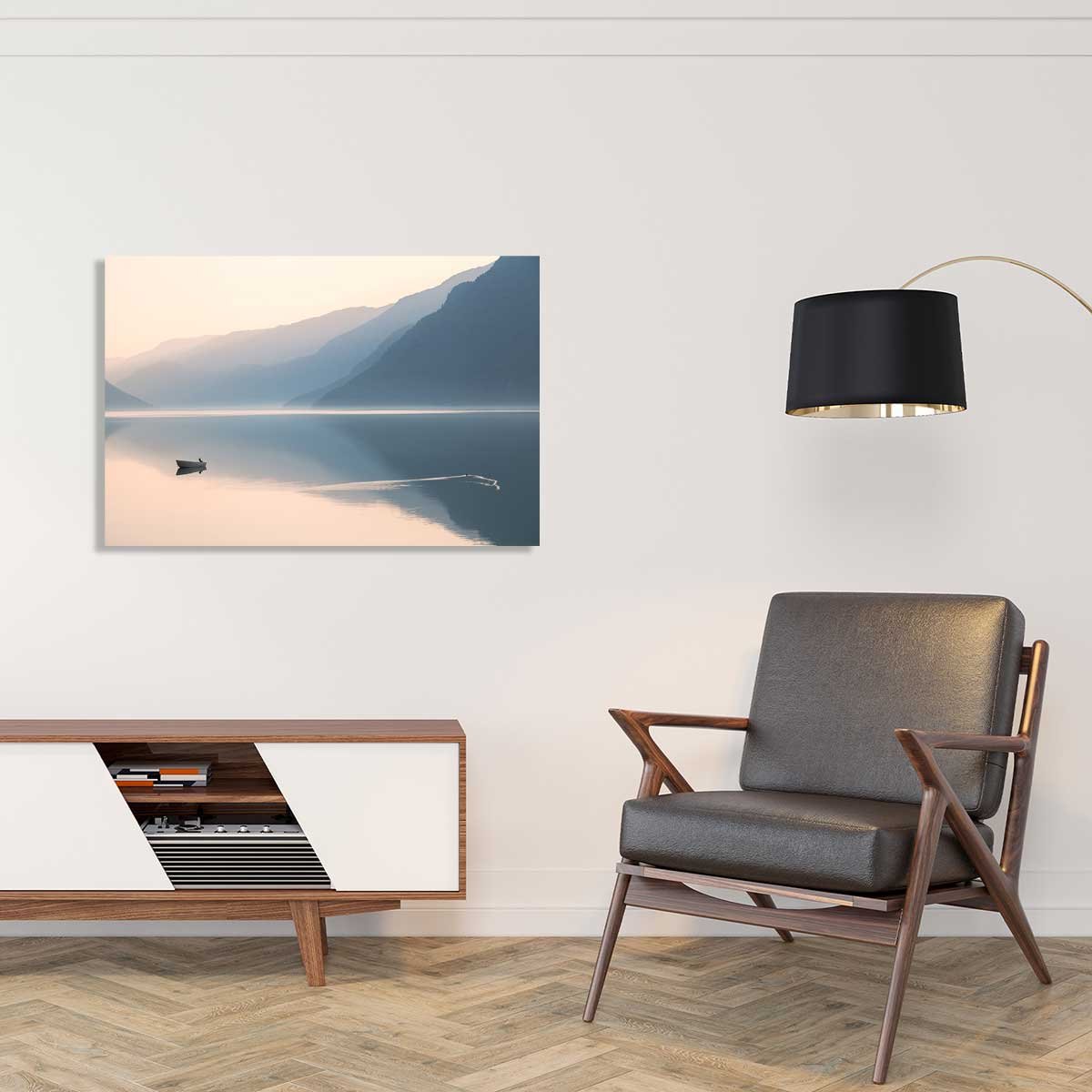 Tableau crépuscule tableau alu dibond, HEXOA