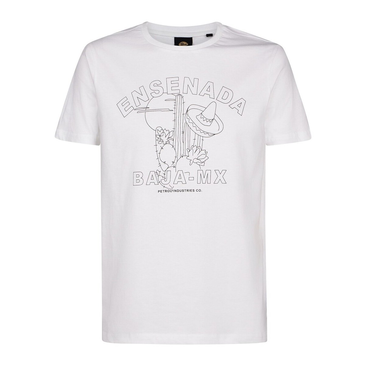 Short Sleeve T-Shirt white, PETROL INDUSTRIES