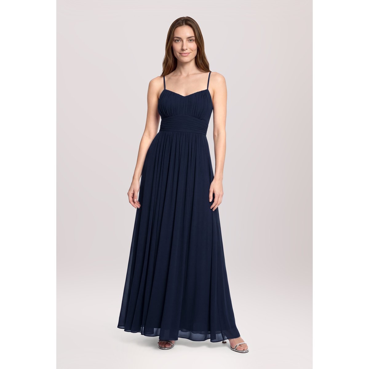 Robe de soirée à plis night sky, VERA MONT