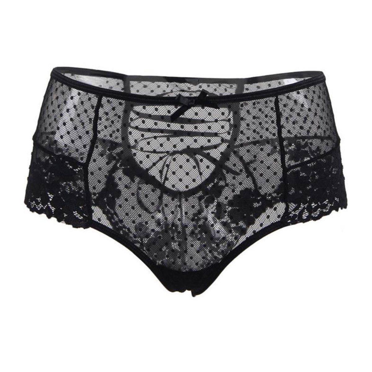 Tanga taille haute Jazzy OhYeah noir, OHYEAH