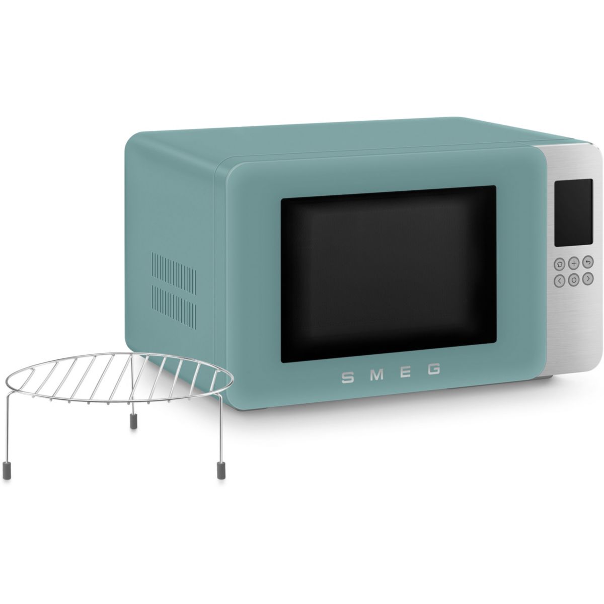 Micro-ondes gril pose libre MOC01 vert émeraude mat, SMEG