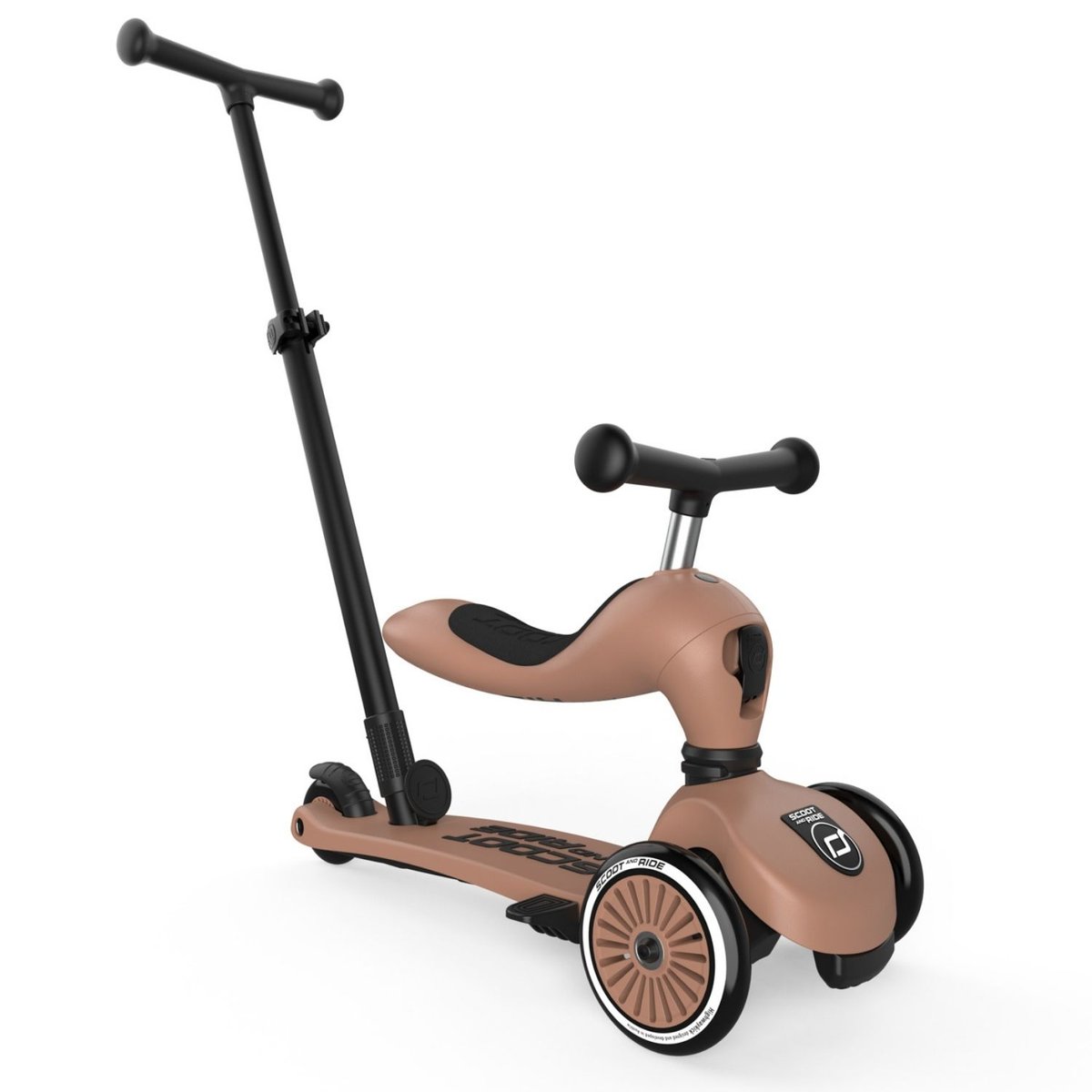 Porteur évolutif Highwaykick 1 Push and Go rouge, noir, SCOOT AND RIDE