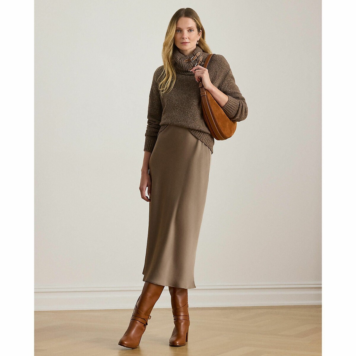 Turtleneck Jumper taupe, LAUREN RALPH LAUREN