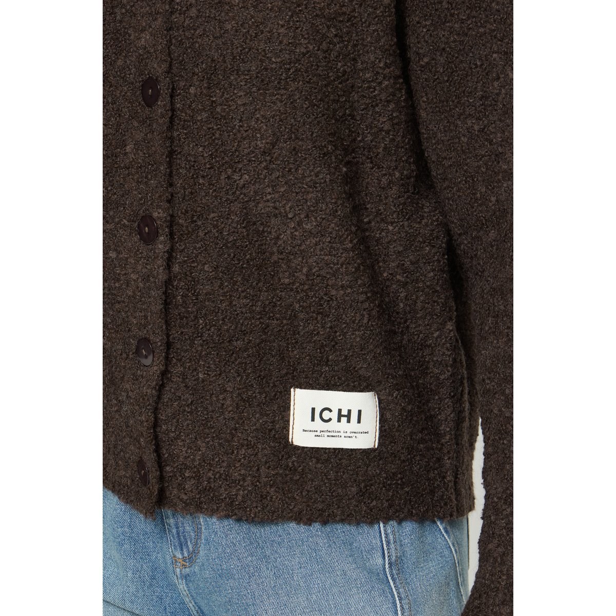 Á manches longues marron coffee bean, ICHI