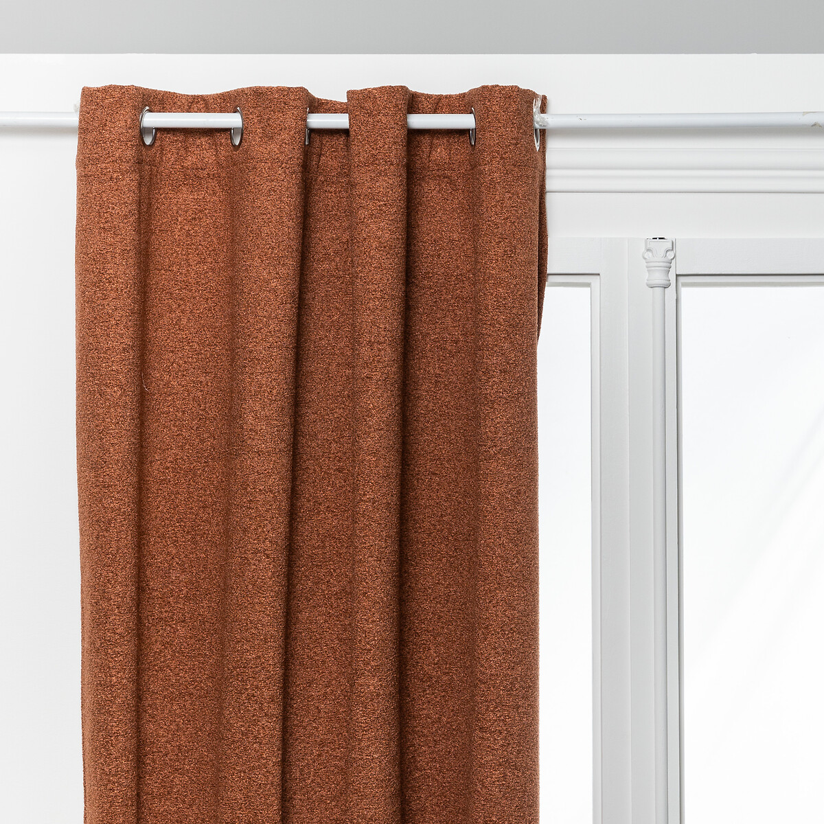 Rideau isolant occultant SOANA terracotta, ATMOSPHERA