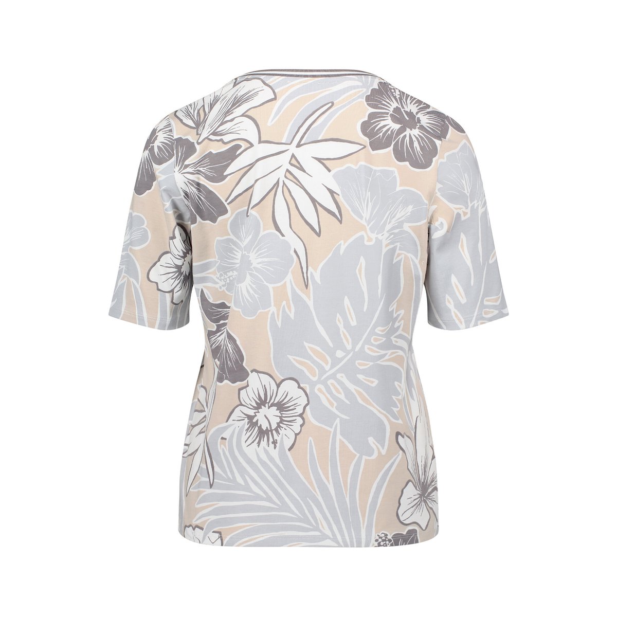 T-shirt basique à imprimé à fleurs beige/cream, BETTY BARCLAY