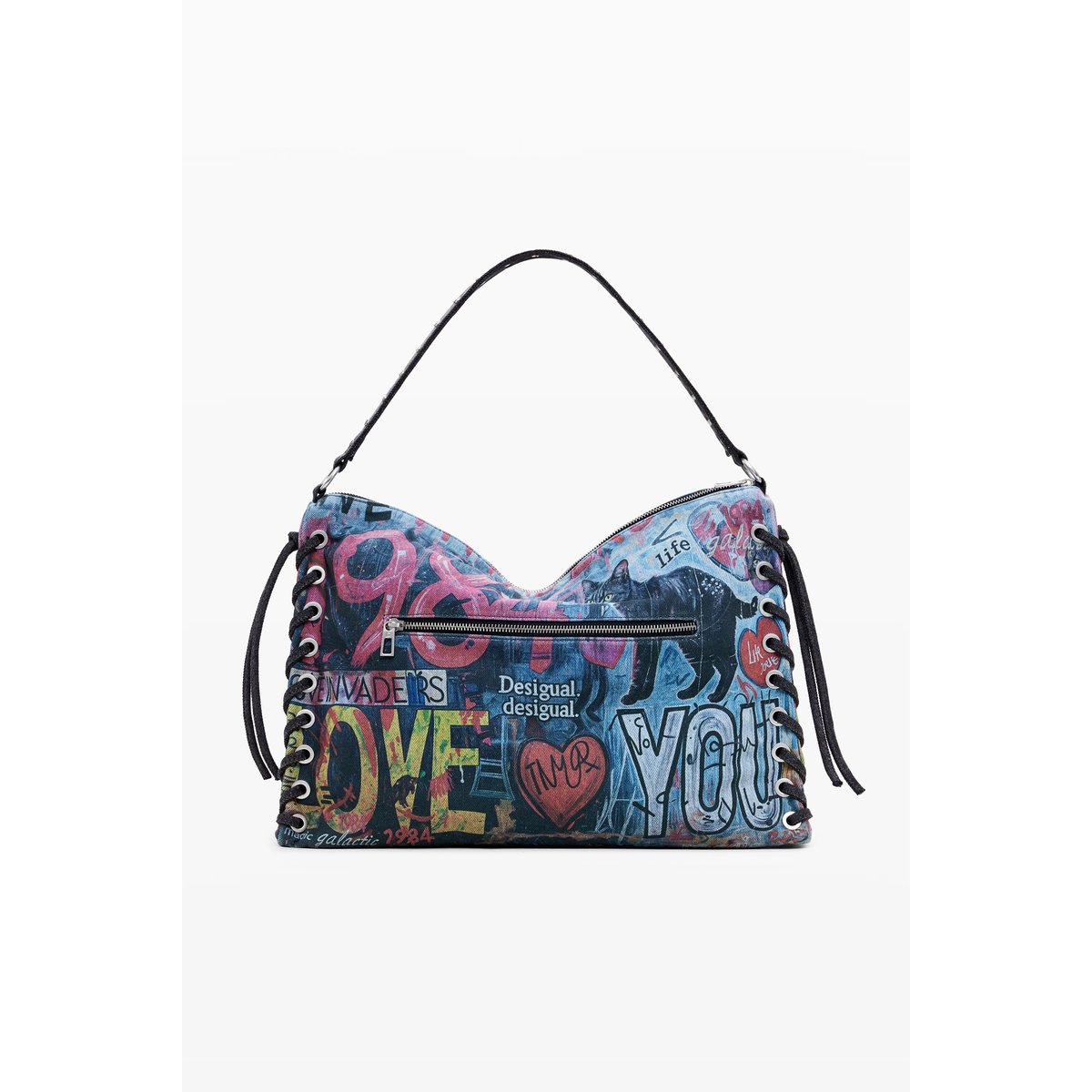 Grand sac graffiti multicolore, DESIGUAL