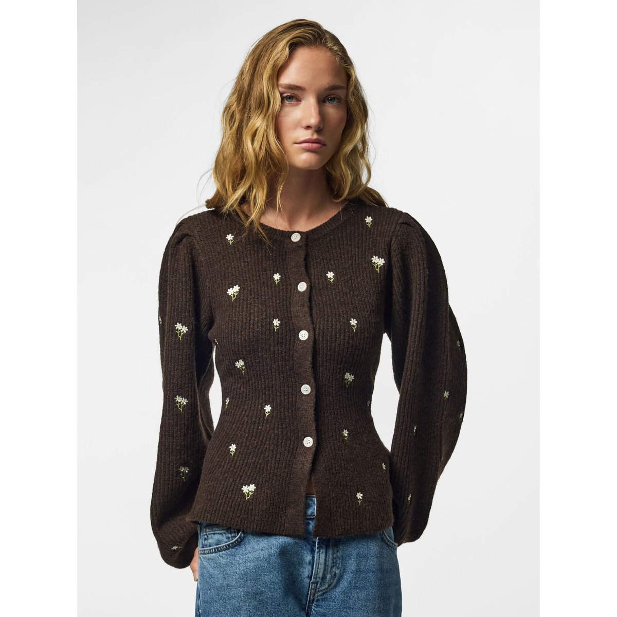 Cardigan En Maille marron - hot fudge1, PIECES