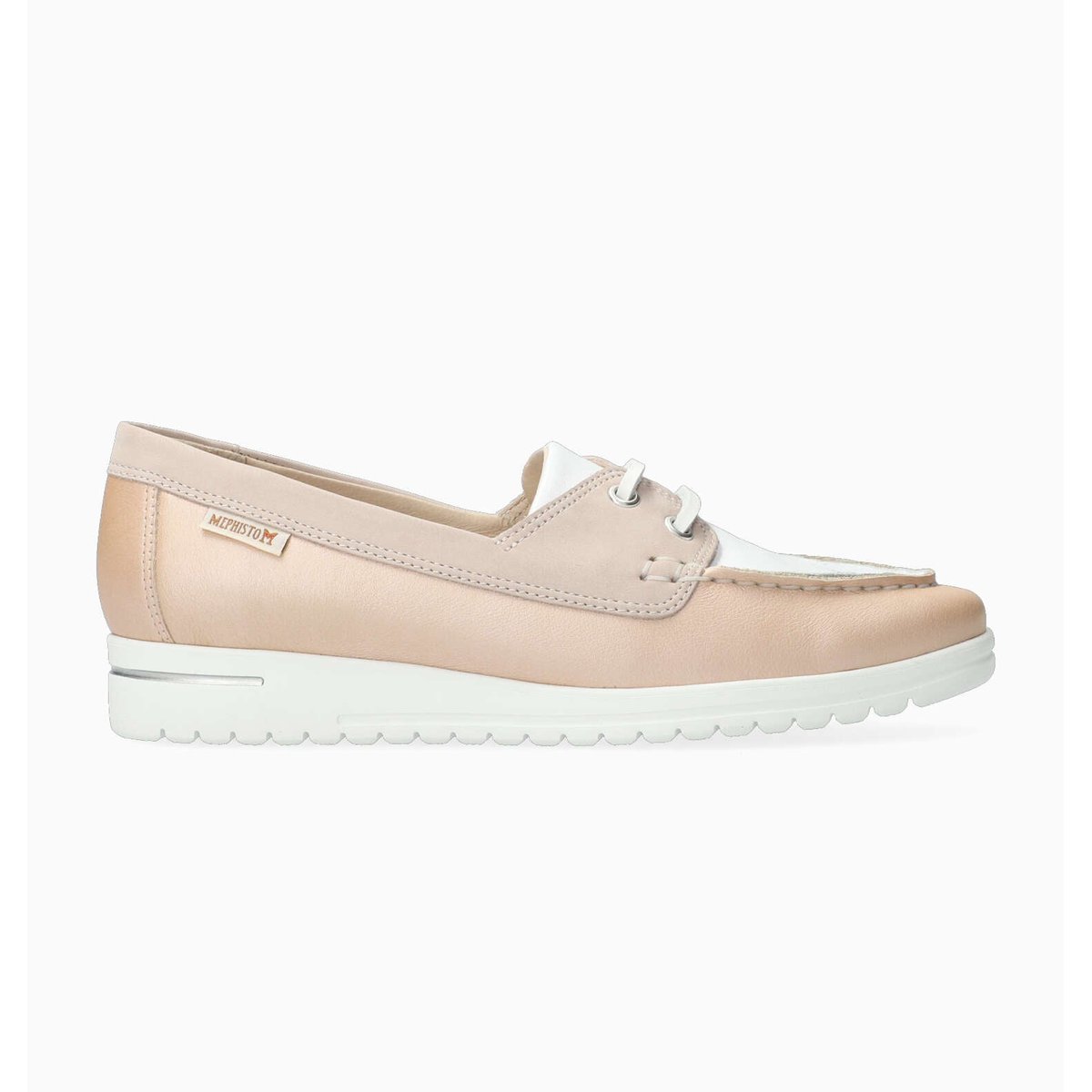 Mocassins en cuir JOHANE blush pâle 5142, MEPHISTO