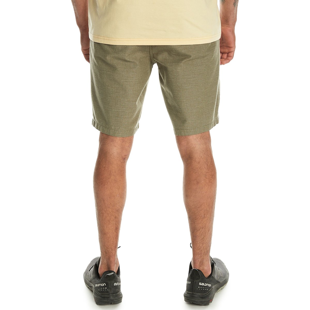Short chino DAVIS 19" vert four leaf clover, QUIKSILVER