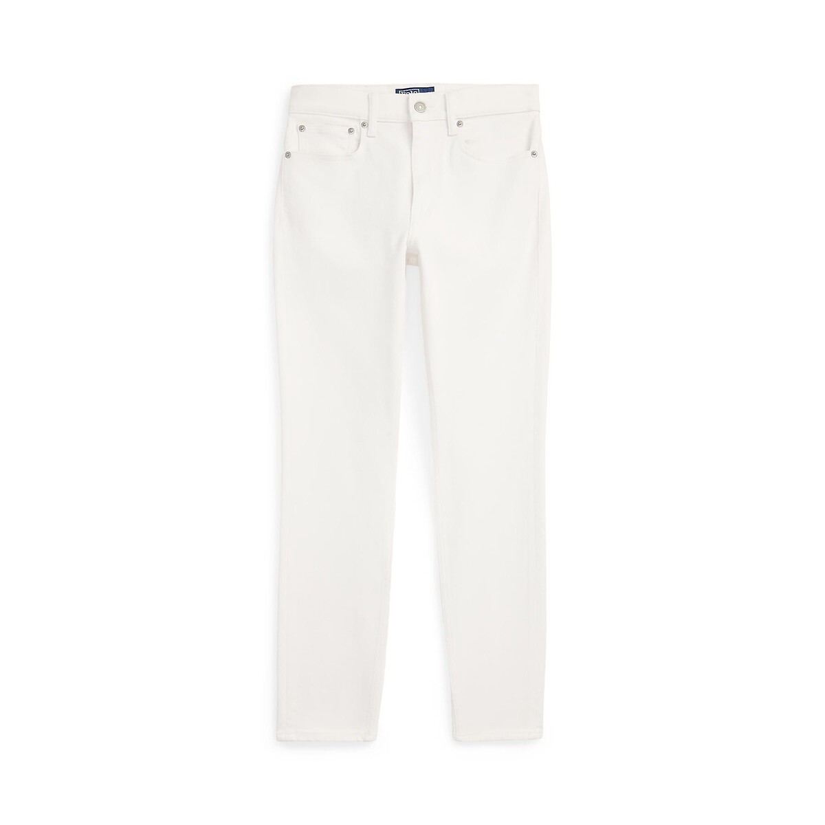 Jean skinny super slim à taille mi-haute ecru, POLO RALPH LAUREN