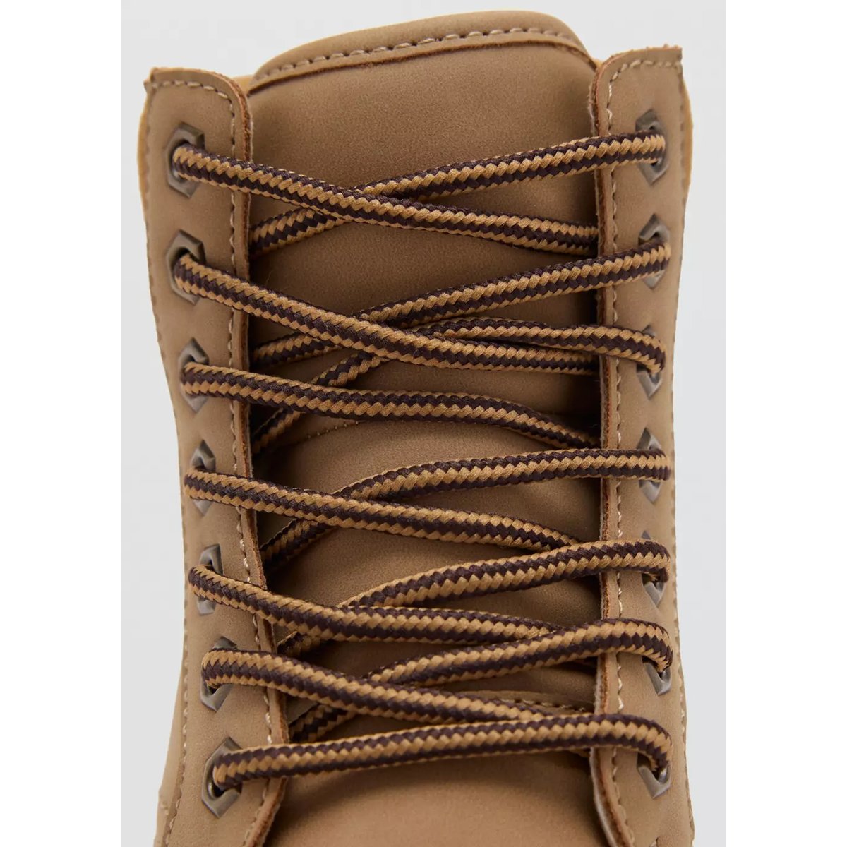 Bottes de montagne lacets marron moyen, MANGO KIDS