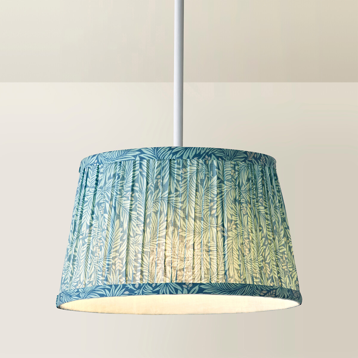 25cm Alicia Tapered Leaf Easy Fit Shade blue, SO'HOME