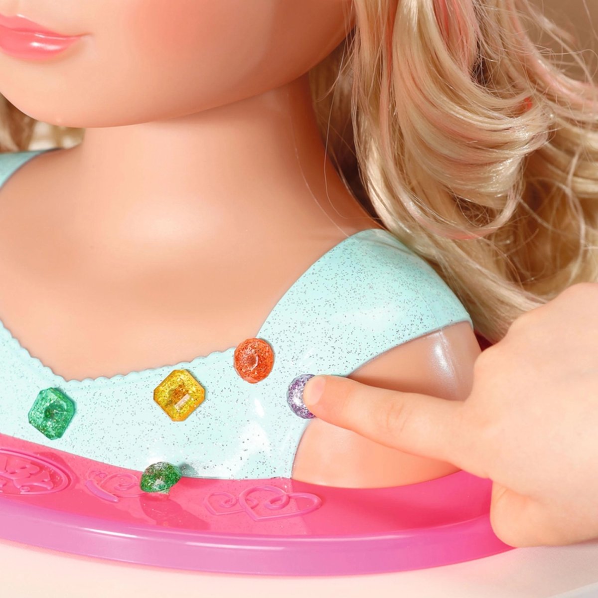 Tête à coiffer Princesse avec maquillage et accessoires multicolore, ZAPF CREATION