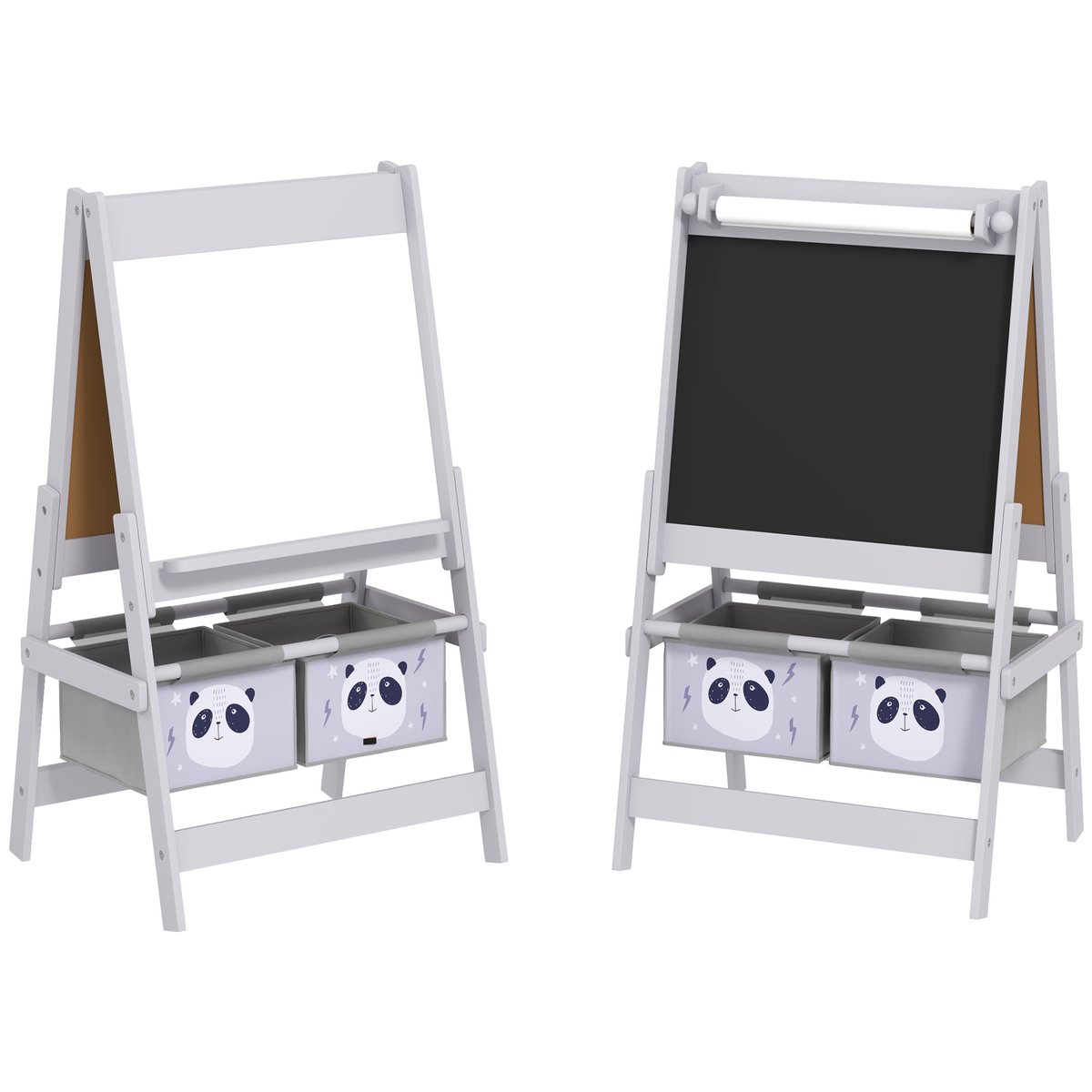 Chevalet pour enfants Bois Gris gris, AIYAPLAY