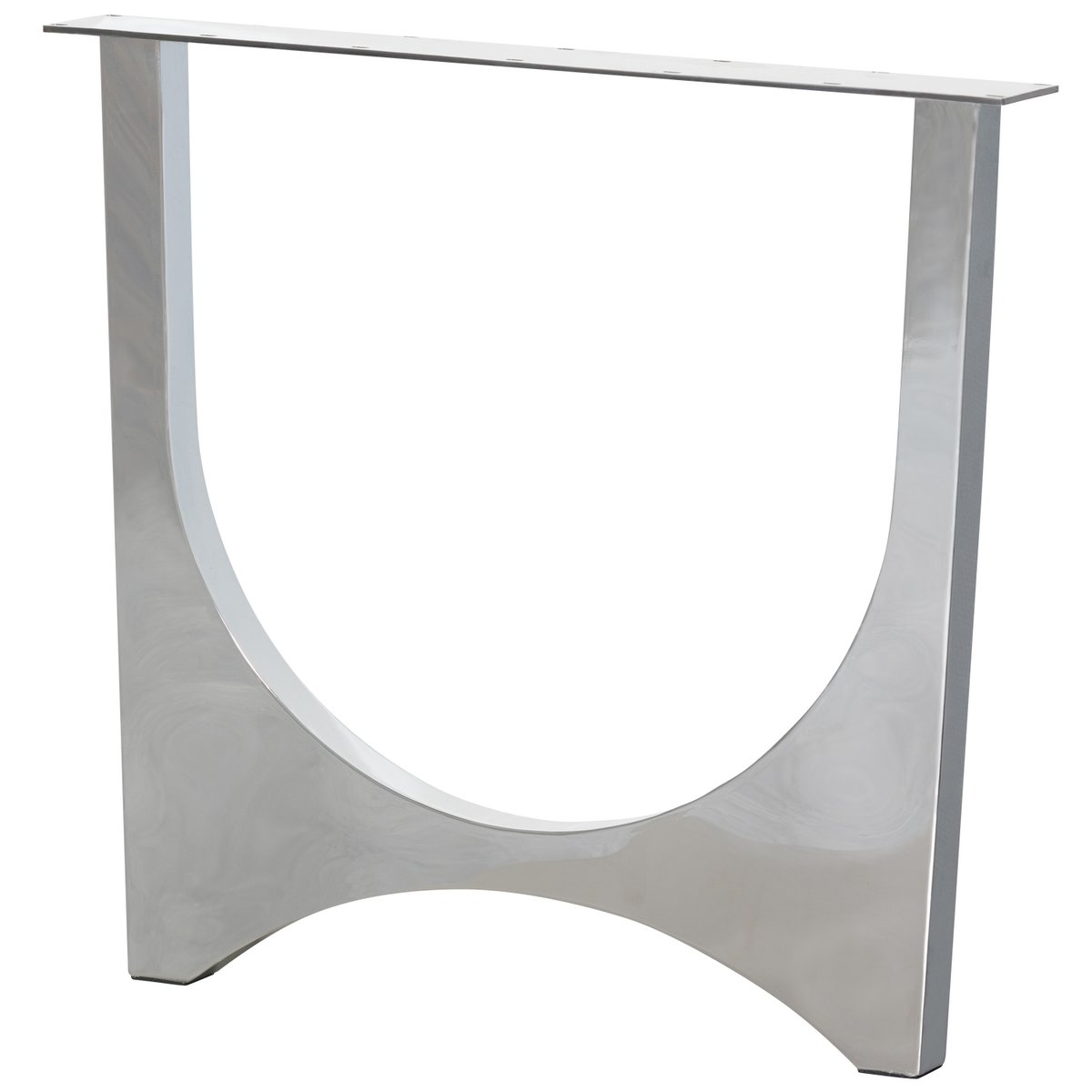 Pied de table en métal ZAANDAM chrome, WOOOD