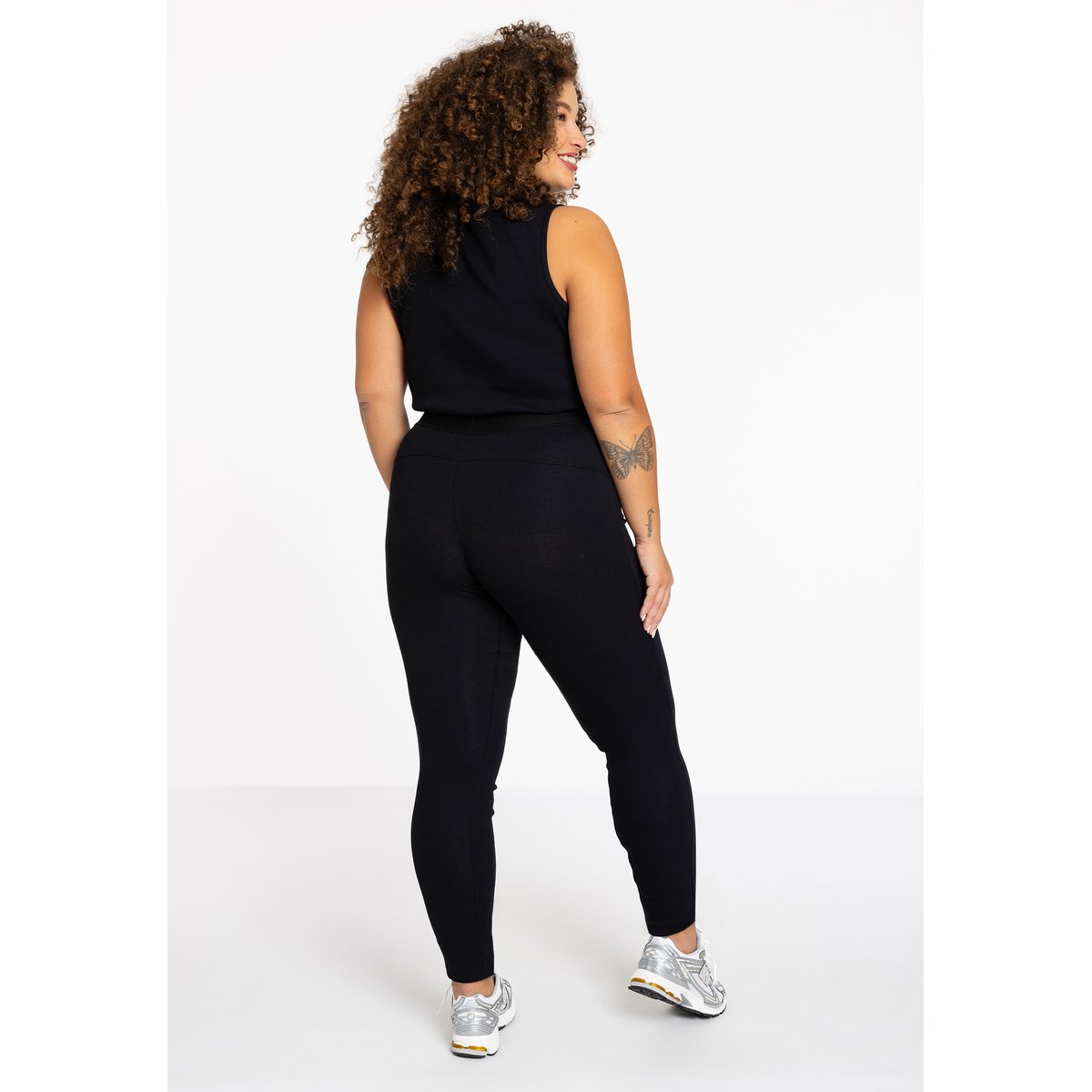 Legging cigarette fit noir, YOEK