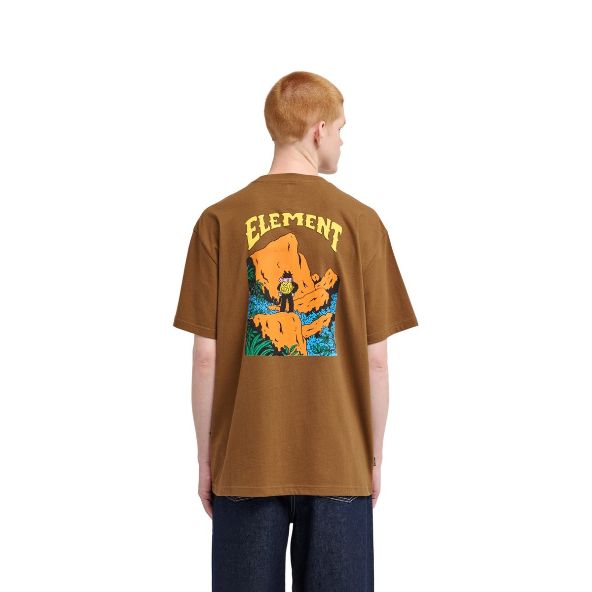 T-Shirt manches courtes SUMMIT marron sepia, ELEMENT