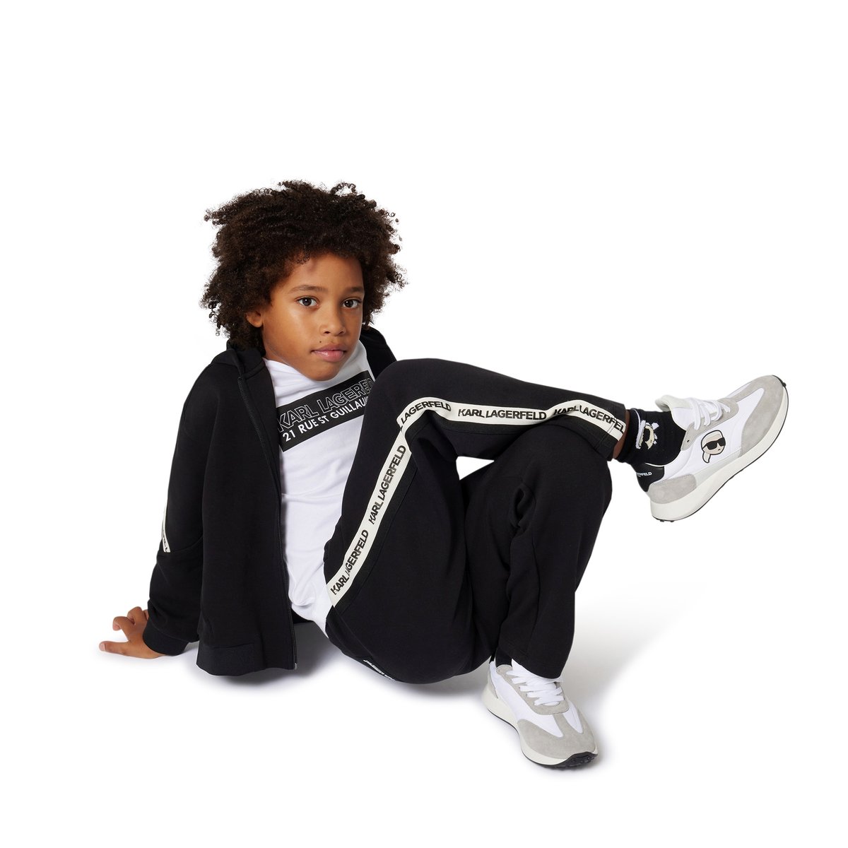 T-shirts à manches courtes blanc, KARL LAGERFELD KIDS