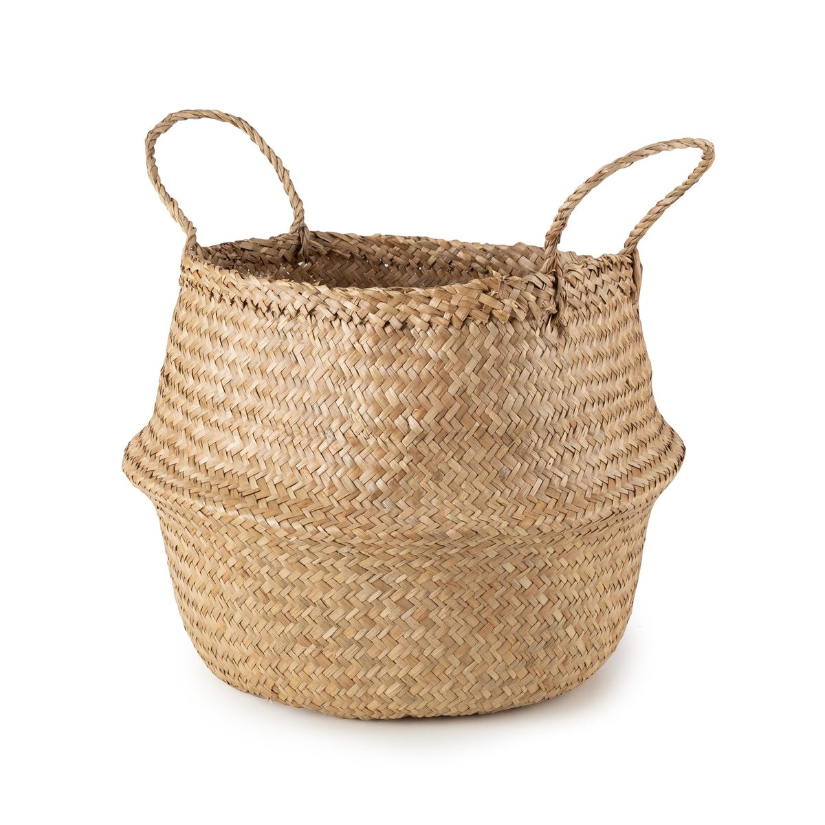 COMPACTOR - Panier de rangement naturel BELLY M - 35 x 35 x H.32 cm - Beige naturel, COMPACTOR