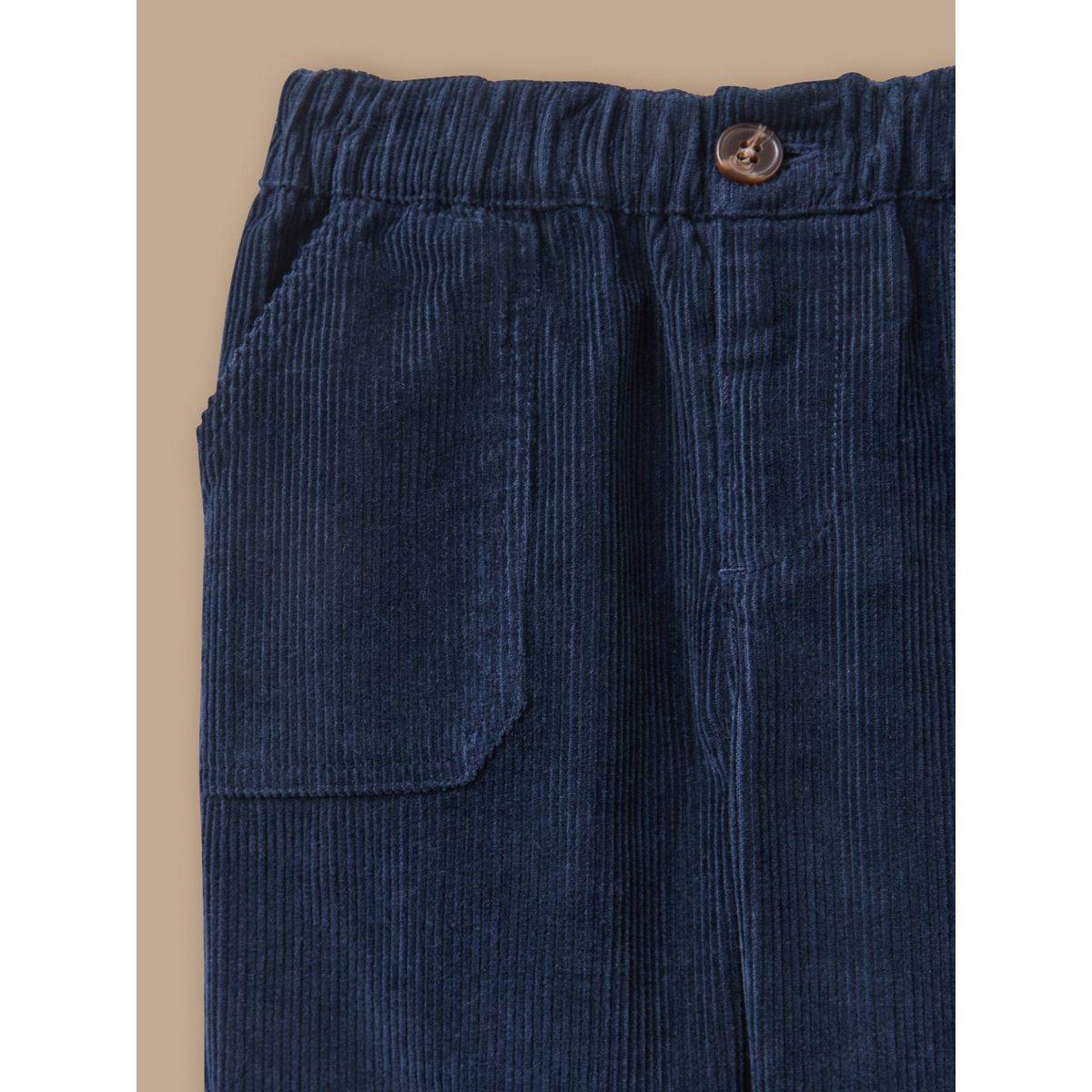Pantalon en velours marine, CYRILLUS