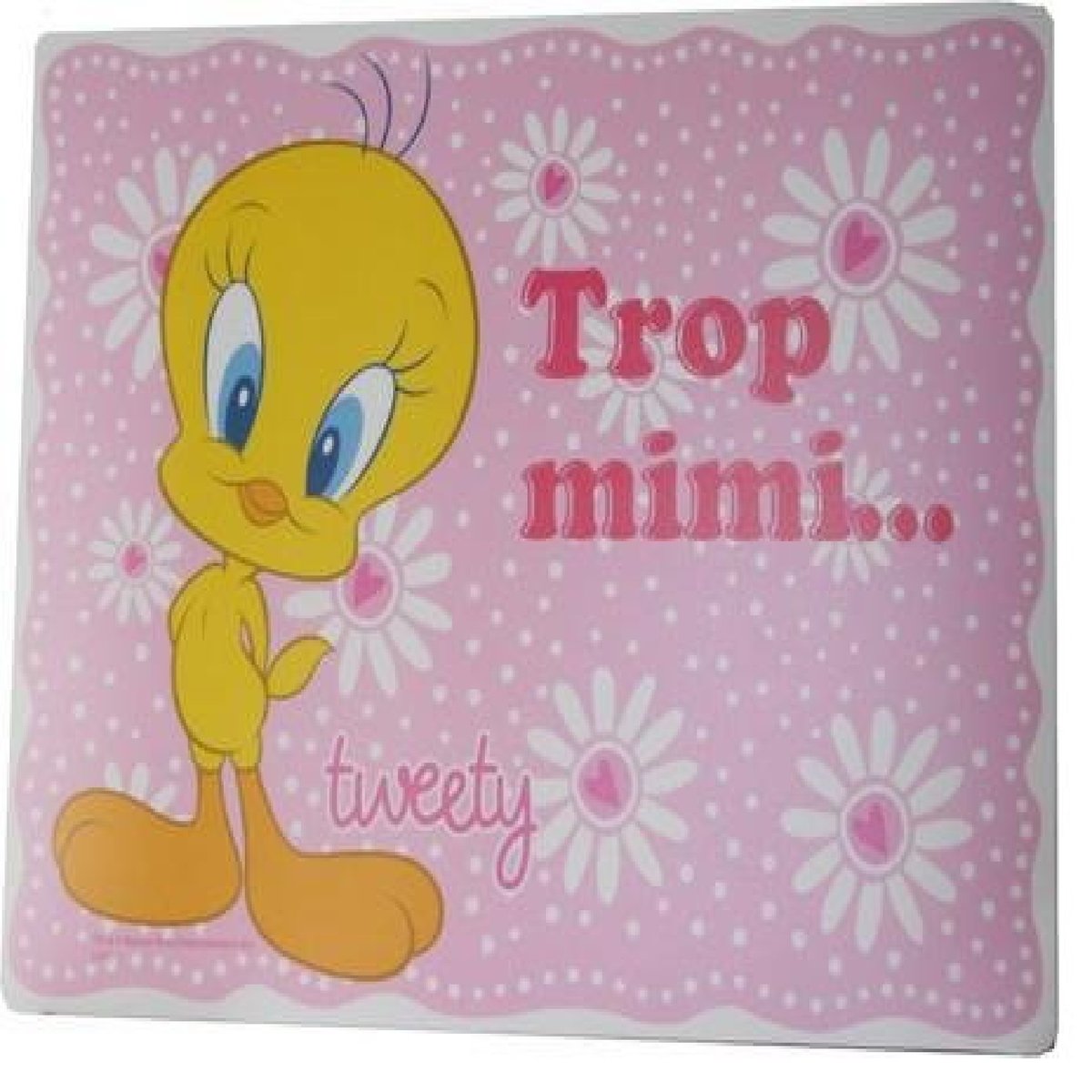 Set de Table Titi Looney Tunes en PVC rose, EDEN