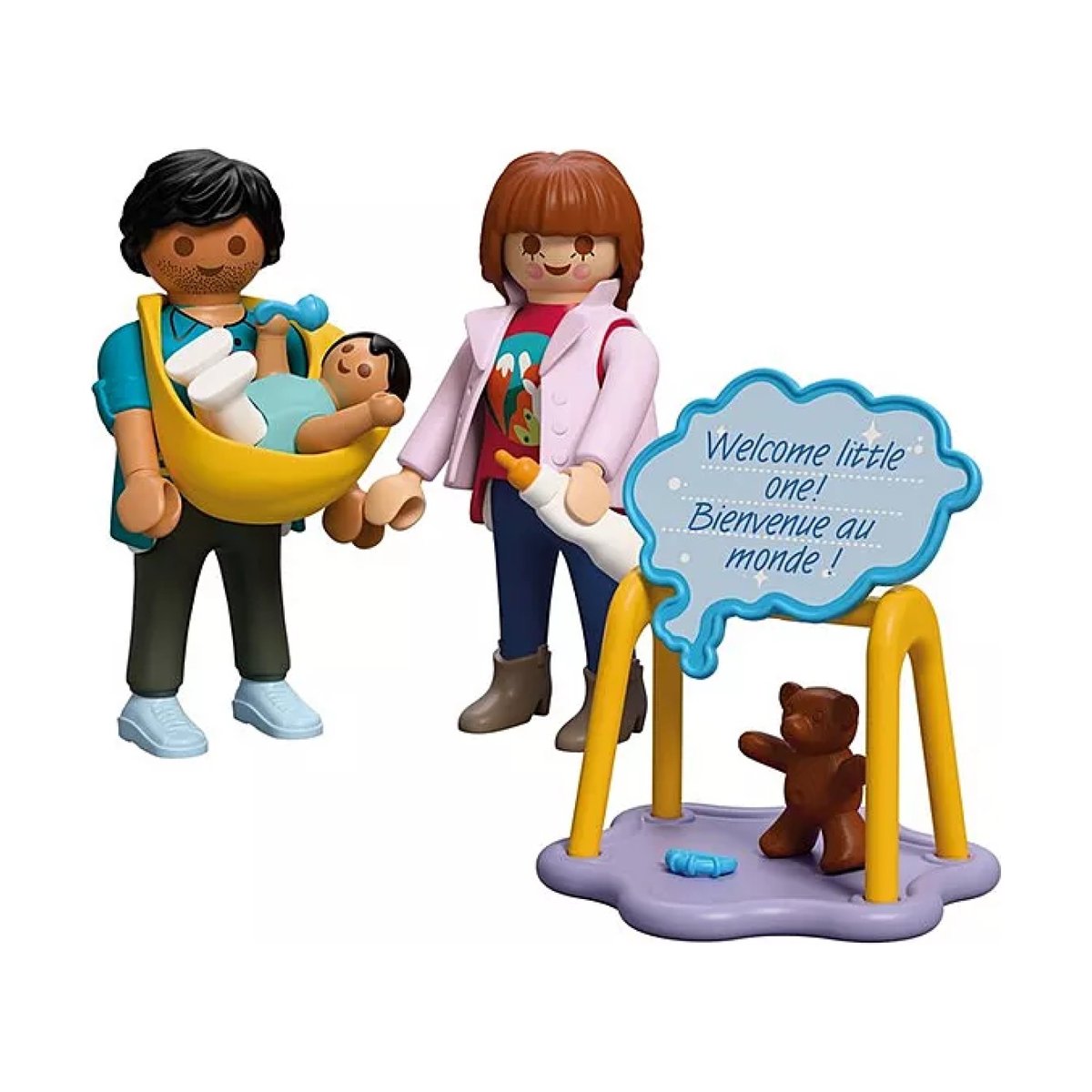 Félicitationsnaissance multicolore, PLAYMOBIL
