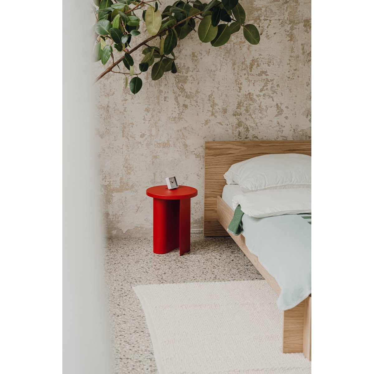 Table d'appoint Sato - petit modèle rouge tomate, NOO.MA