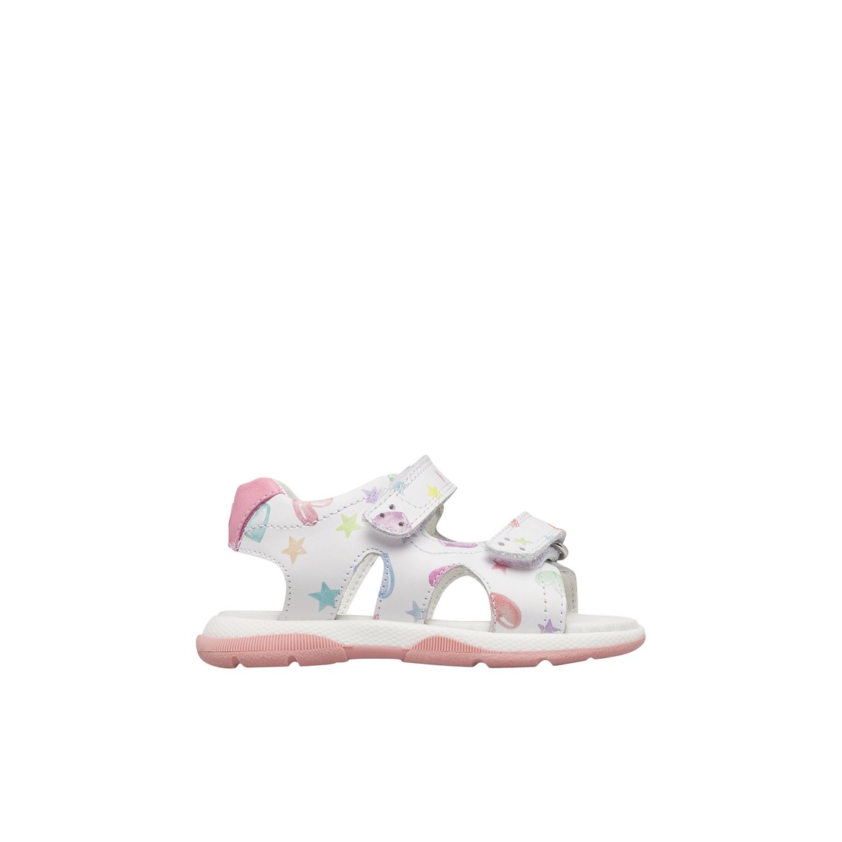 Sandales en cuir WUNNY blanc-rose-, FALCOTTO