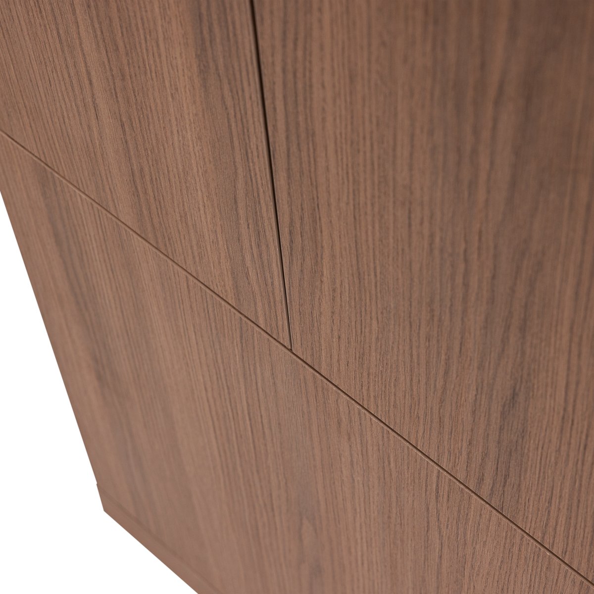 Armoire étroite en décor chêne BUILD brun, WOOOD