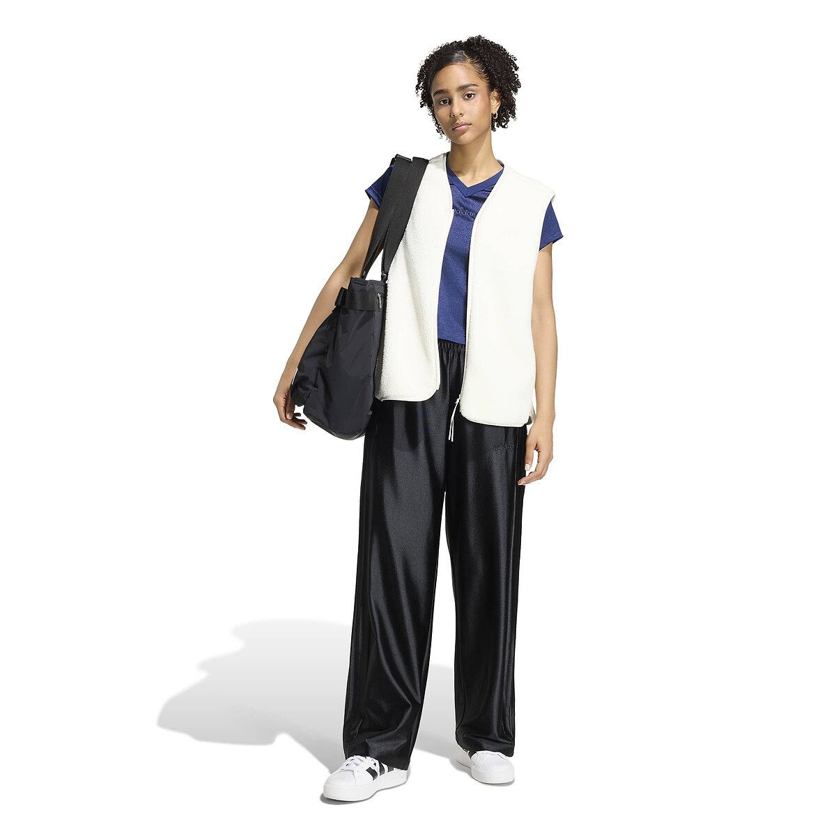 Sherpa Sleeveless Jacket white, ADIDAS SPORTSWEAR