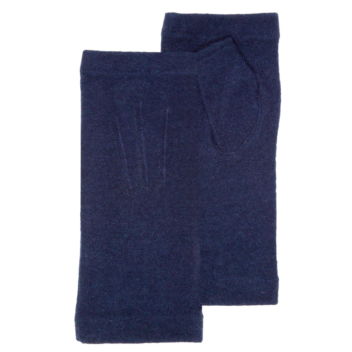 Mitaines en laine - non doublées bleu marine, ISOTONER