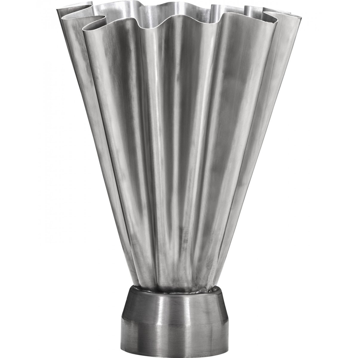 Vase Flood 28 cm argent, HOUSE DOCTOR