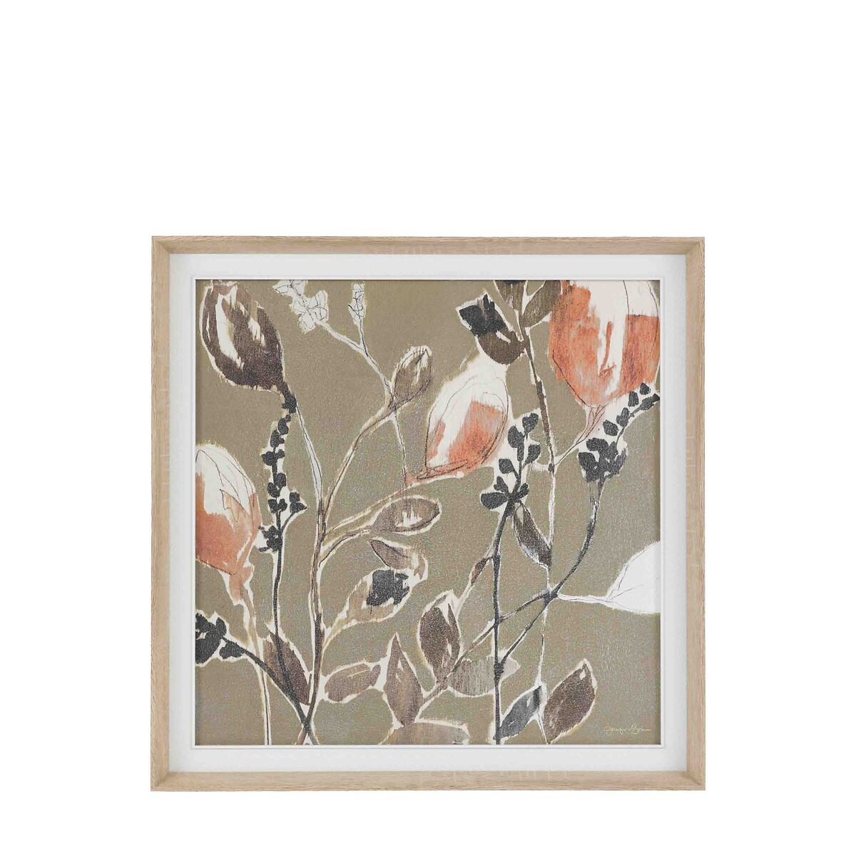 88cm Subtle Touch Framed Canvas brown , ÉDITÉ