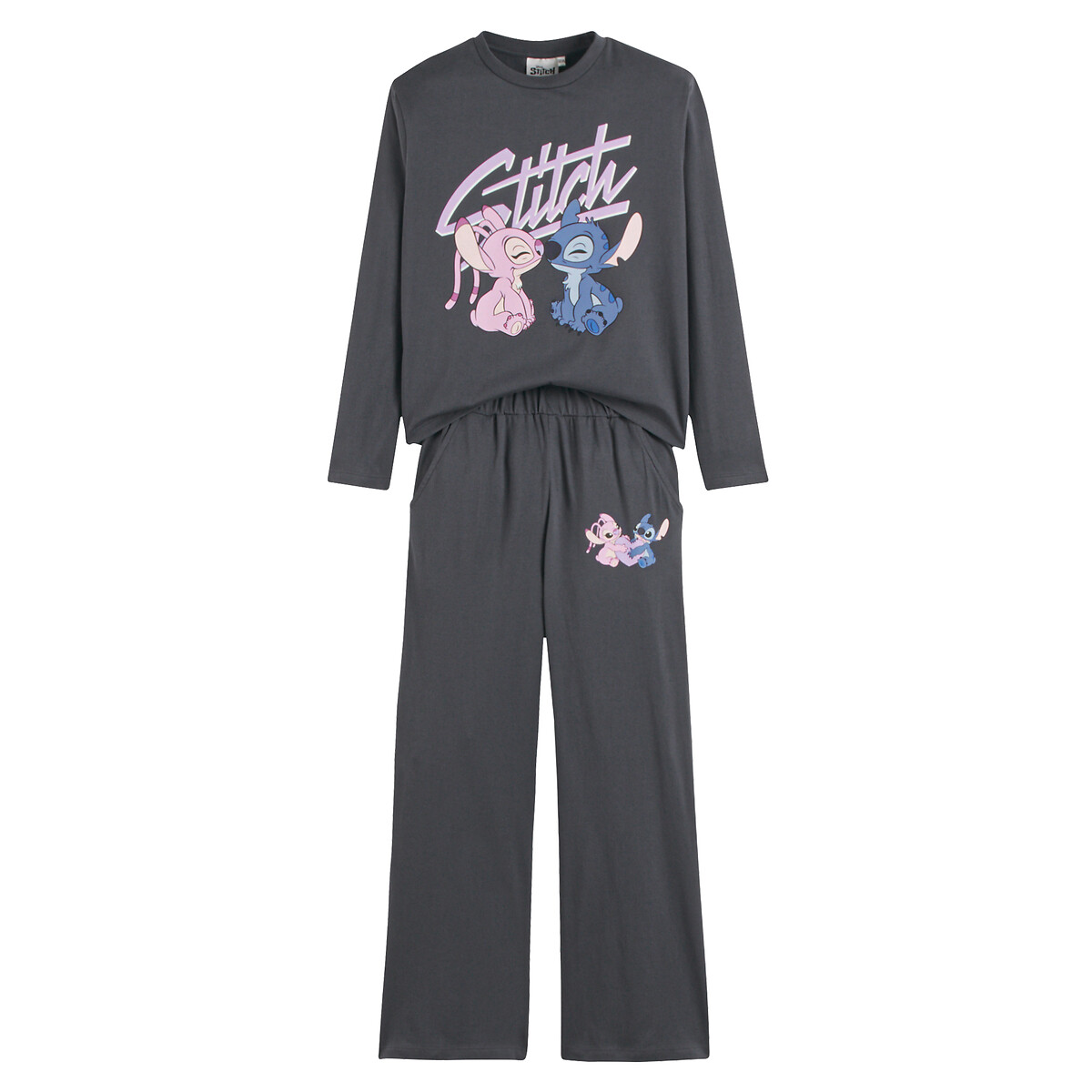 Pyjama Stitch gris anthracite, STITCH