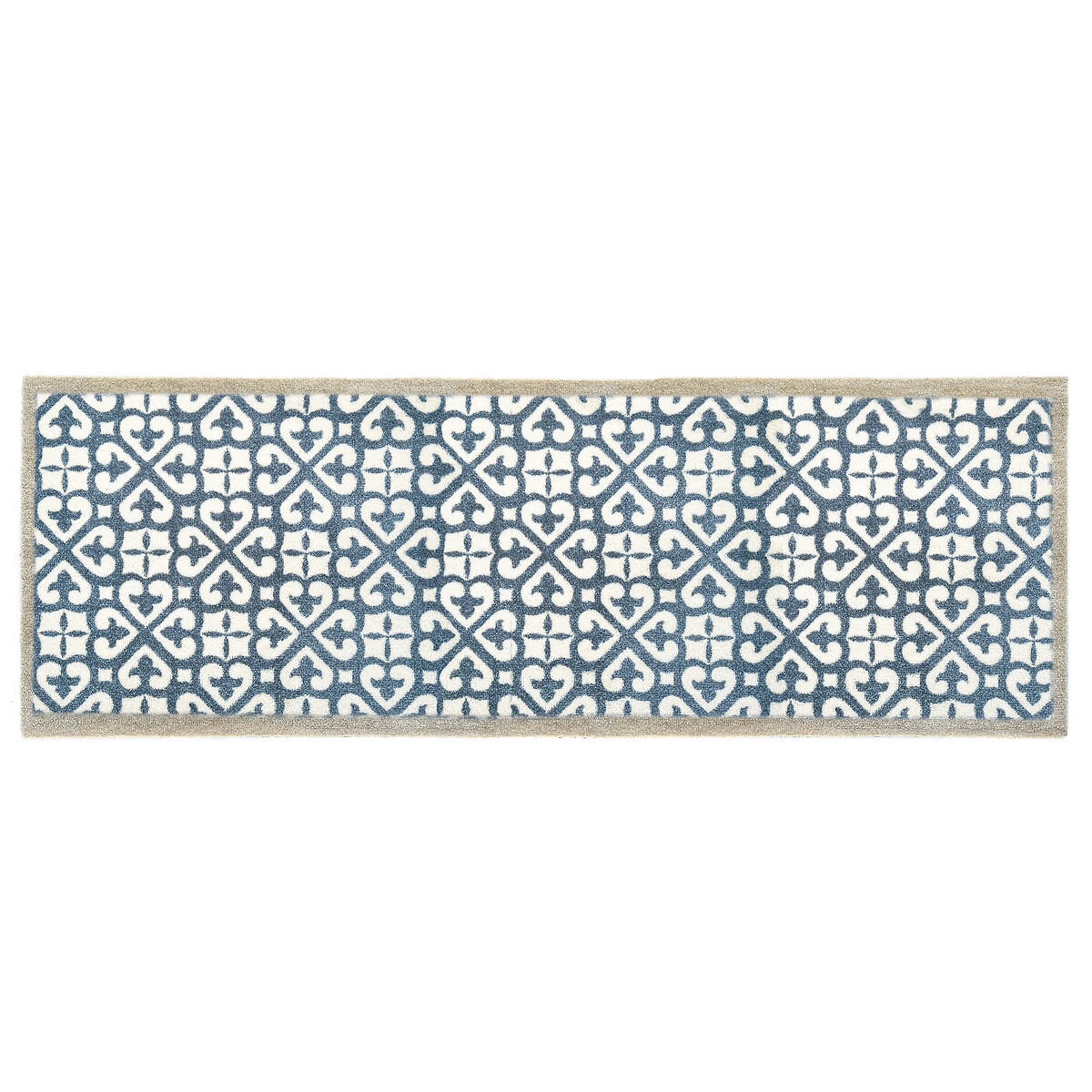Harlequin Tile Indoor Doormat blue, MY MAT