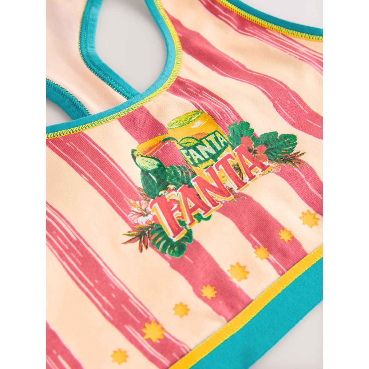 Brassière en coton fanta orange, NEXT