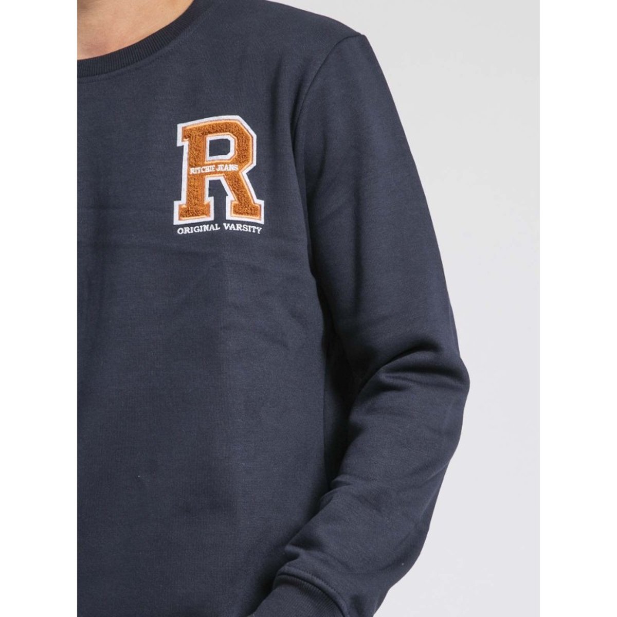 Sweat Col Rond Wasgany bleu marine, RITCHIE