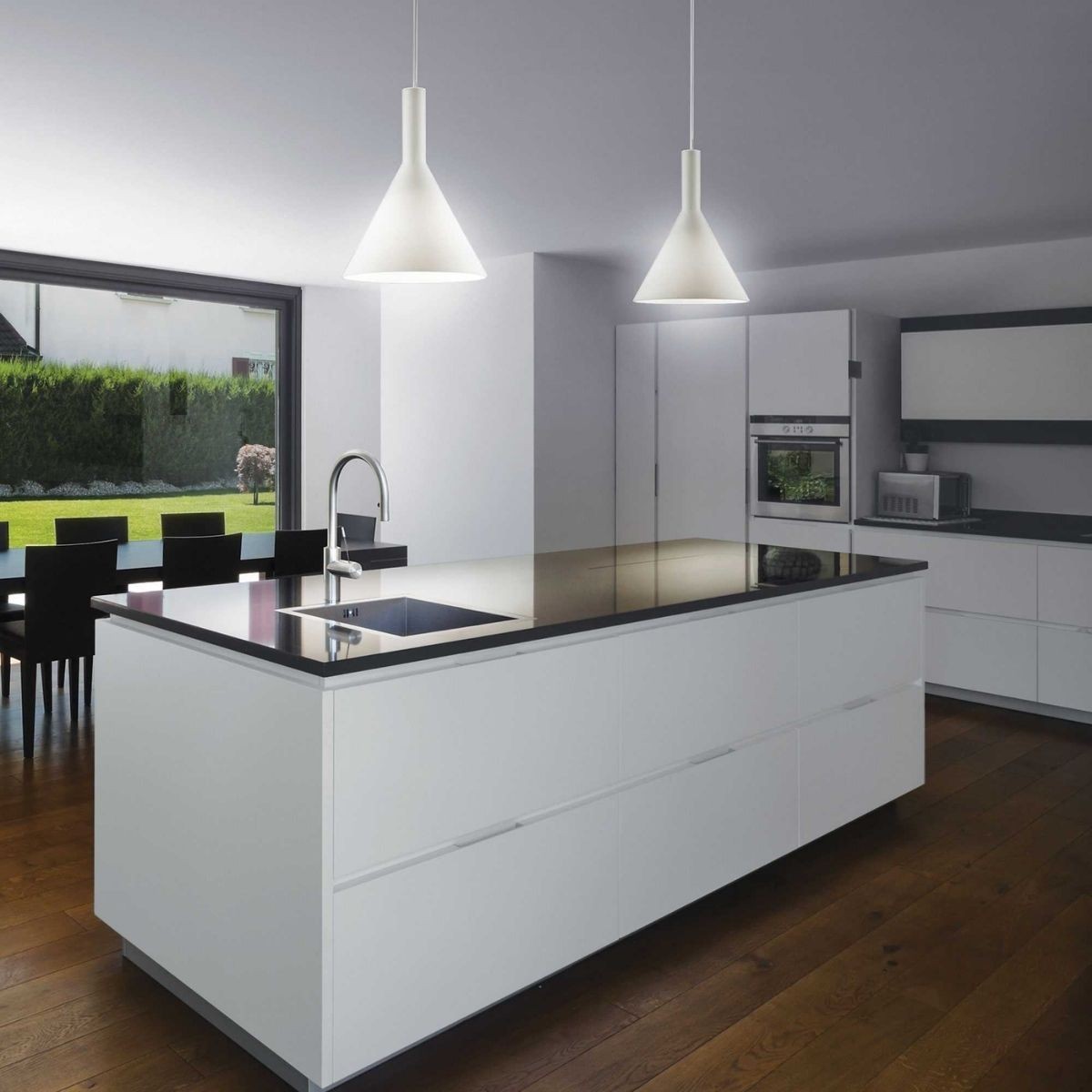 Suspension    COCKTAIL blanc, IDEAL LUX