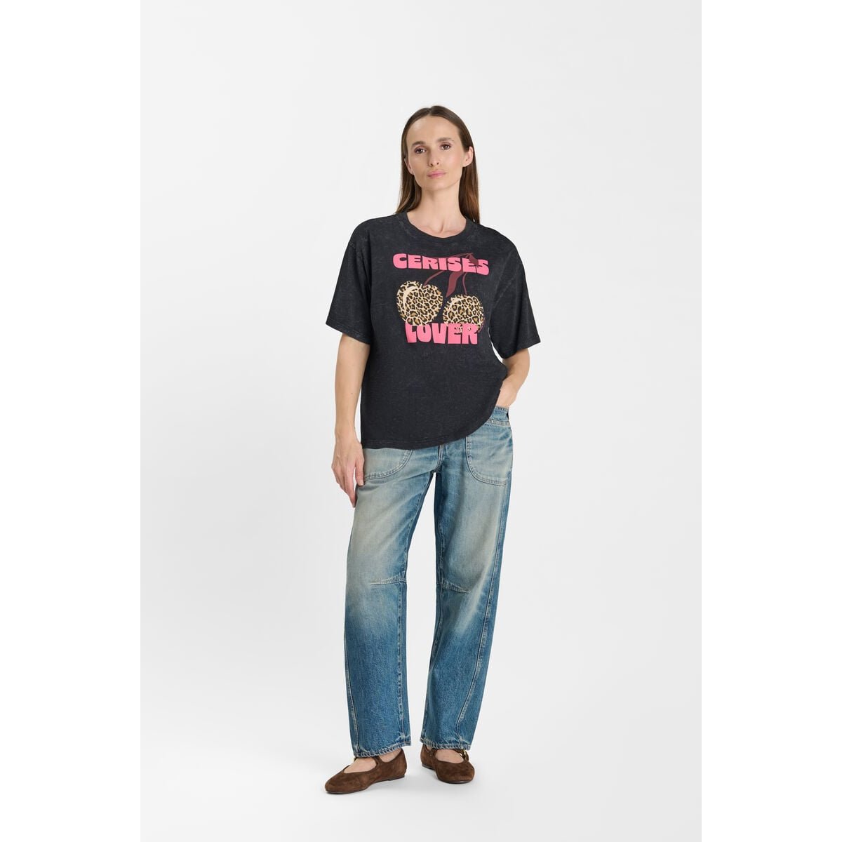 Tee-Shirt SPIKY black, LE TEMPS DES CERISES
