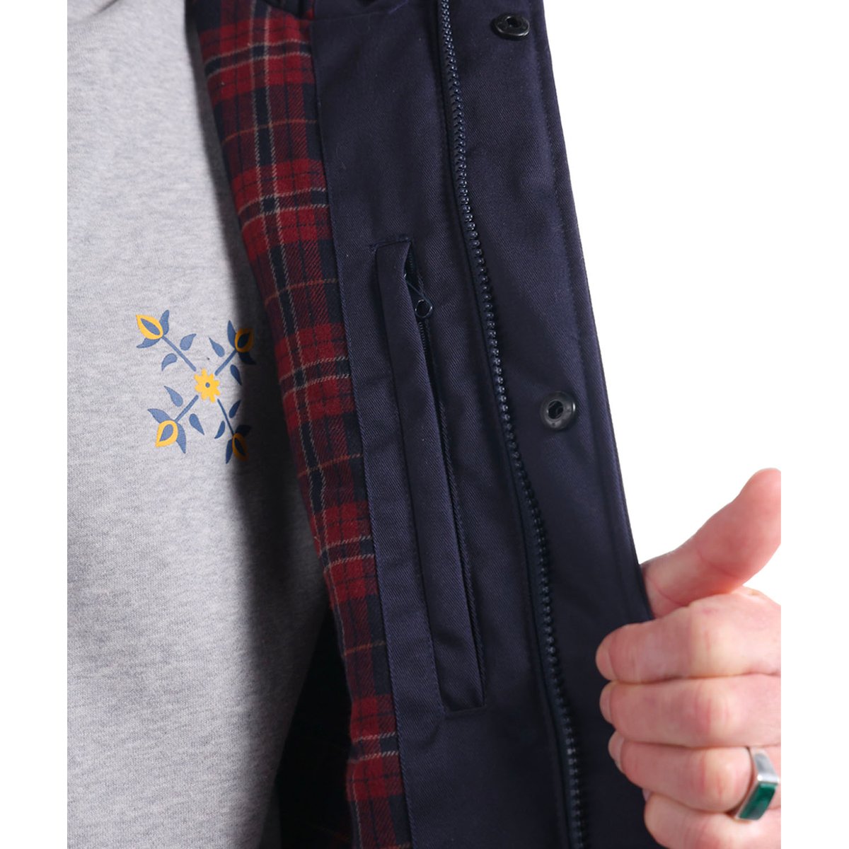 Veste twill JACOBEL deep marine, OXBOW