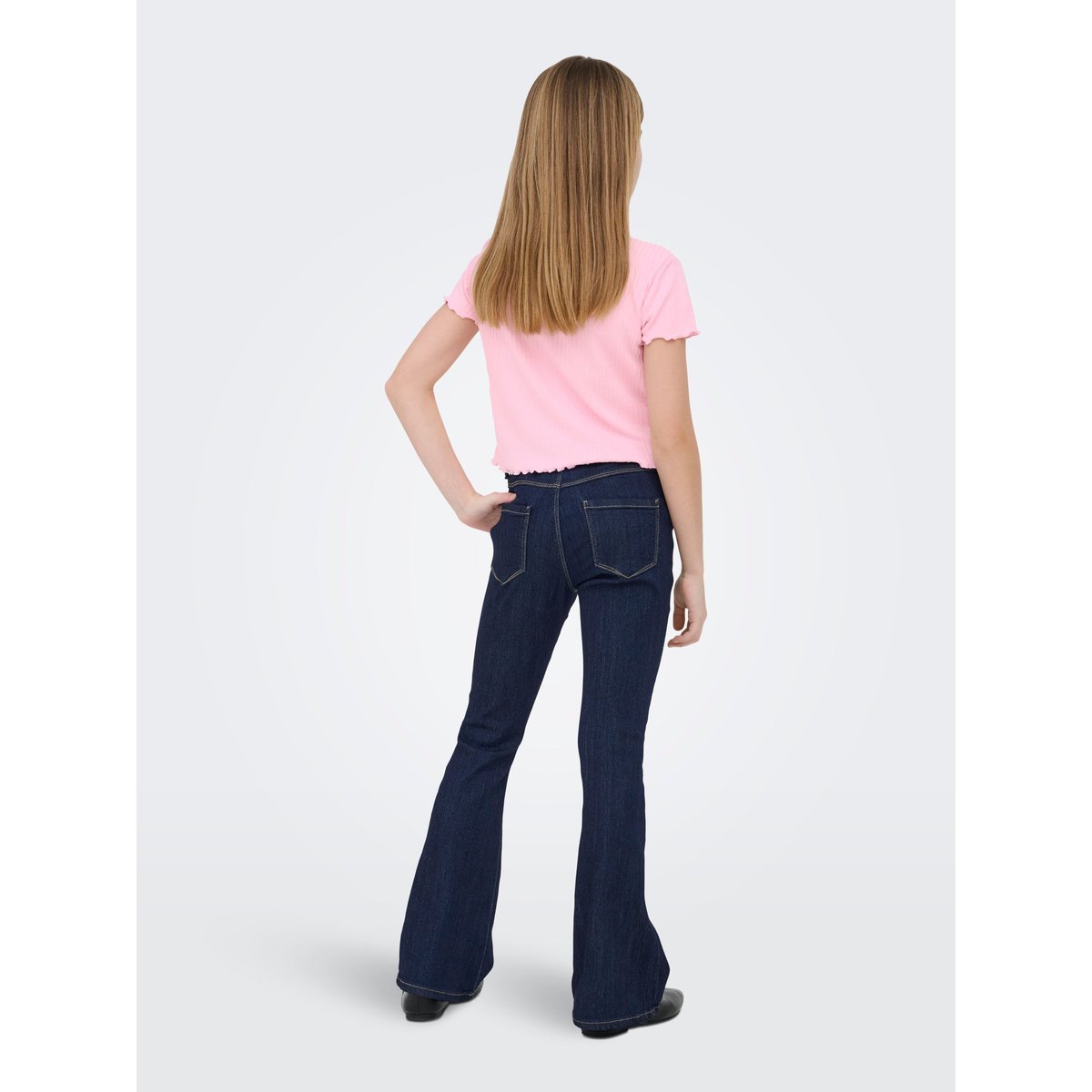 Jean Flared dark blue denim, KIDS ONLY