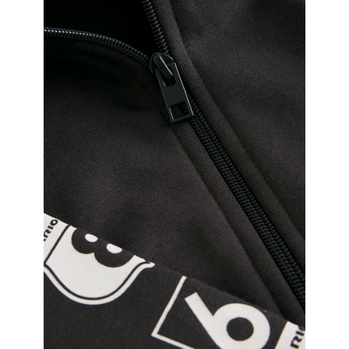 Sweat à capuche zippé mario gris anthracite, NEXT