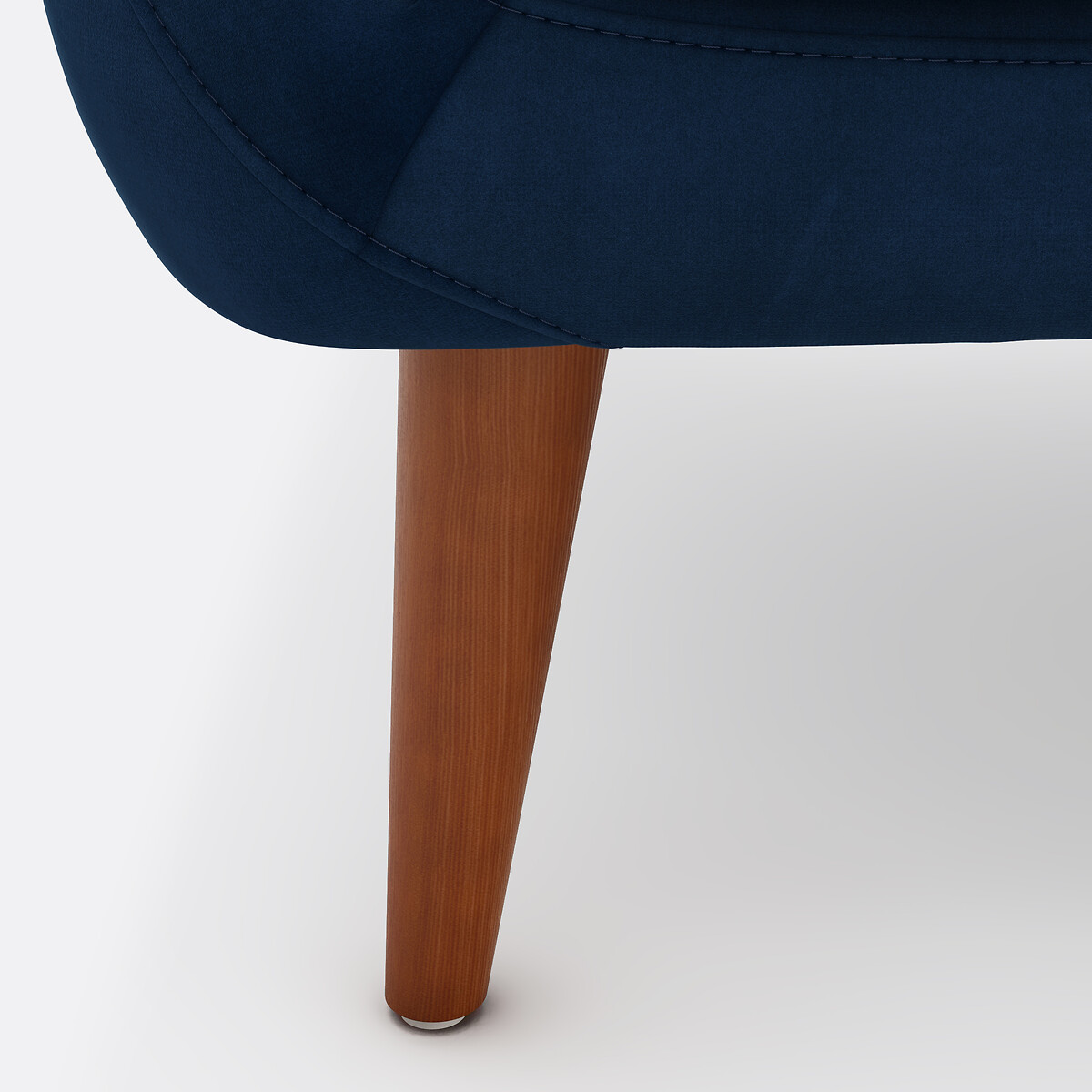2-Sitzer-Sofa Séméon, Samt preussischblau , LA REDOUTE INTERIEURS