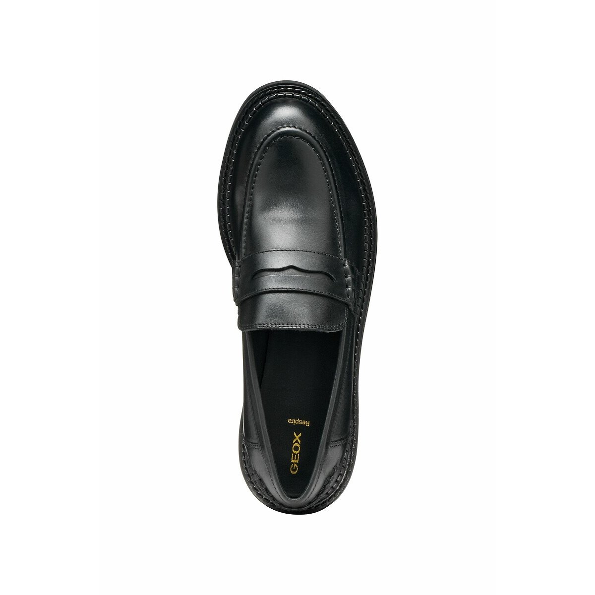 Mocassins en cuir Serilda noir, GEOX