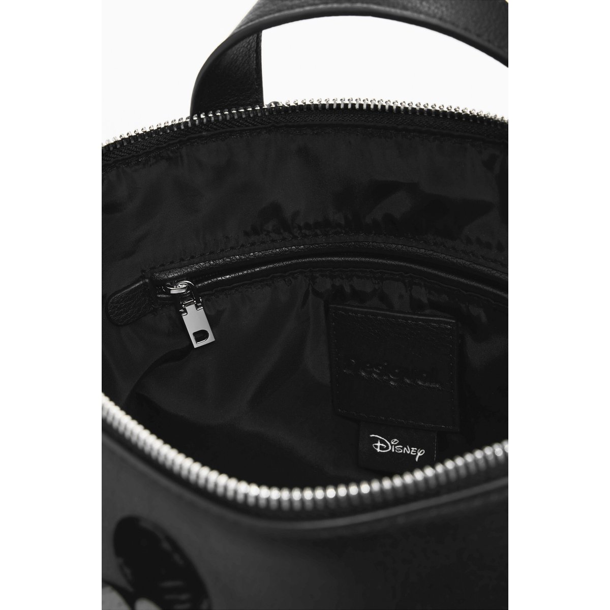 Sac à dos effet cuir Mickey™ moyen noir, DESIGUAL
