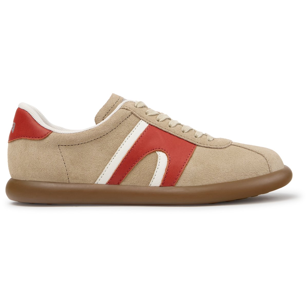 Baskets Pelotas Soller Suede Leather beige clair 036, CAMPER